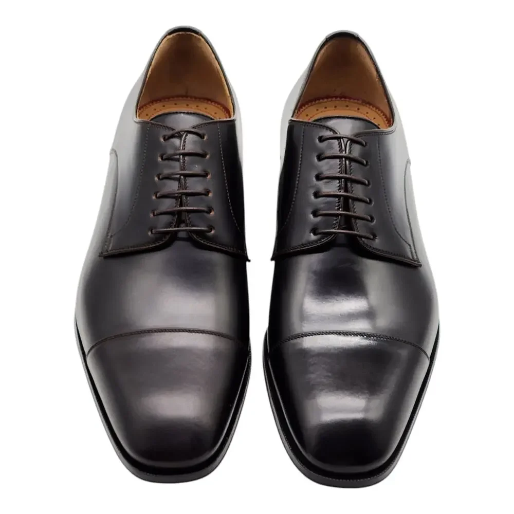 Christian Louboutin Cortomale Derby Shoes - Leather - Brown - 40.5 7.5 $995